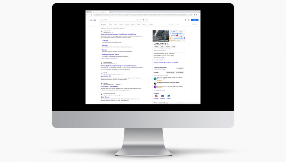 Google bedrijfsprofiel